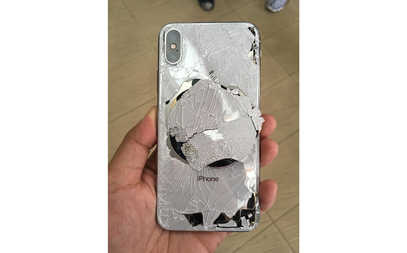 Broken iPhone X