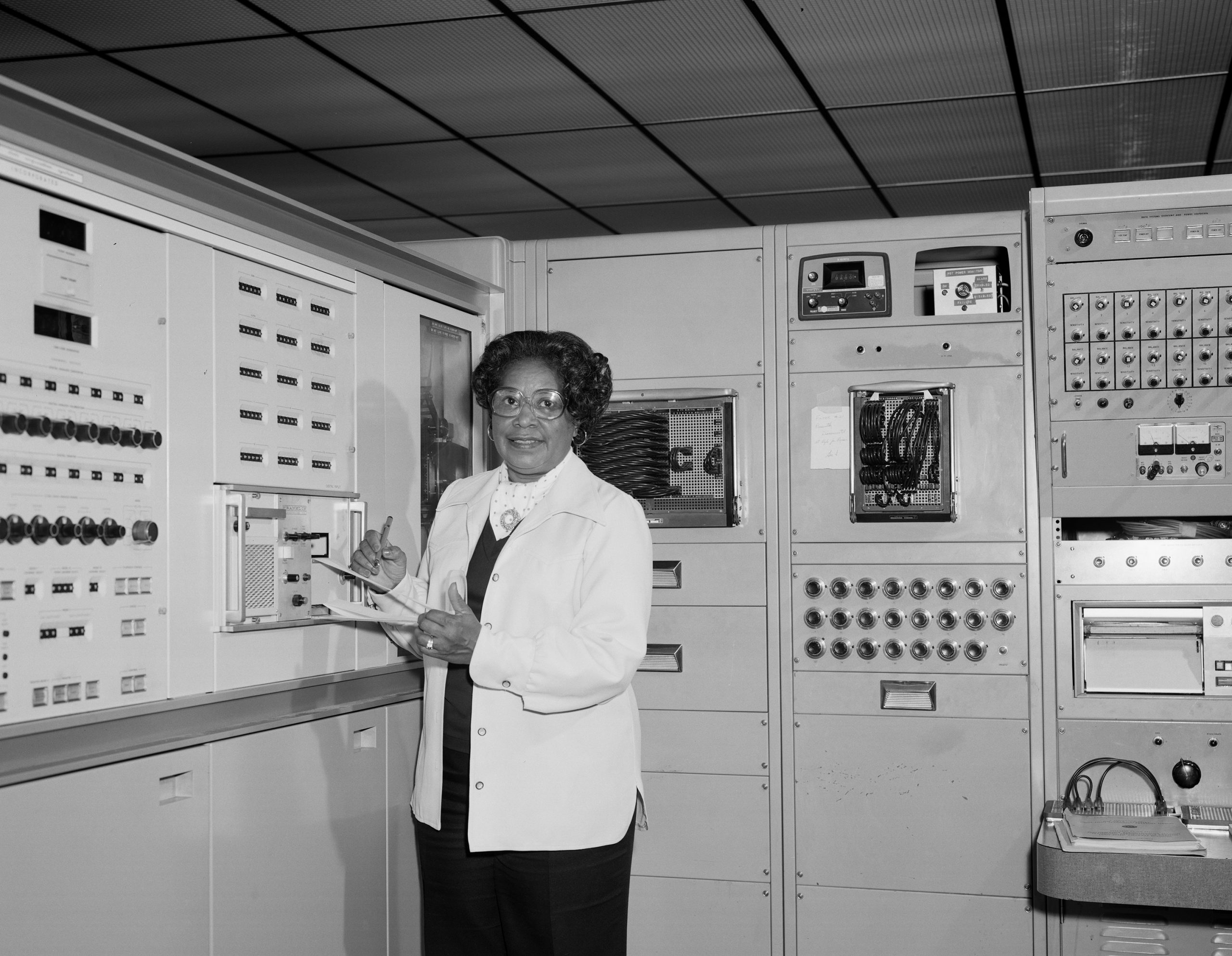 Mary Jackson at Work NASA Langley